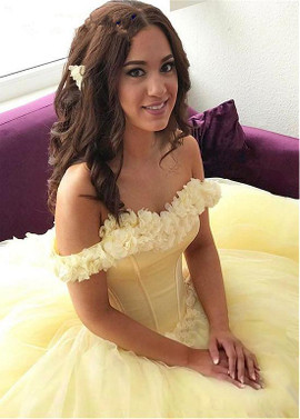 Cheap Yellow Quinceanera Dresses,Yellow Quinceanera Gowns